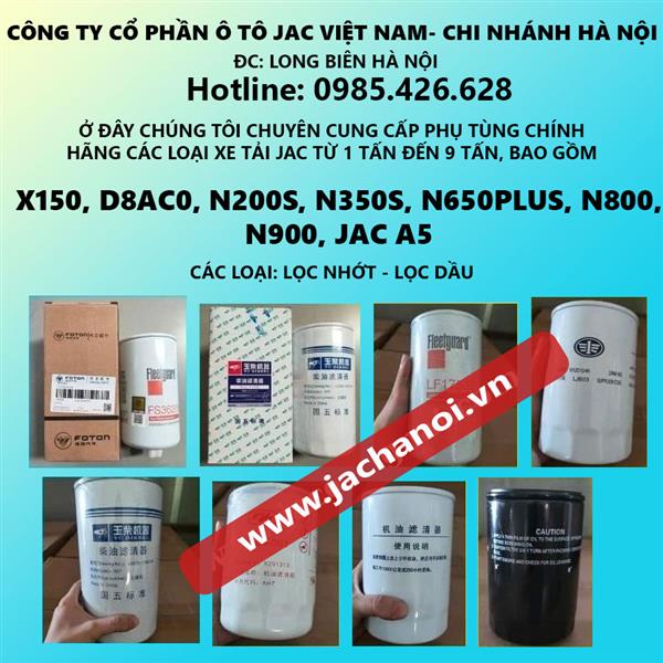 Các Loại lọc của JAC